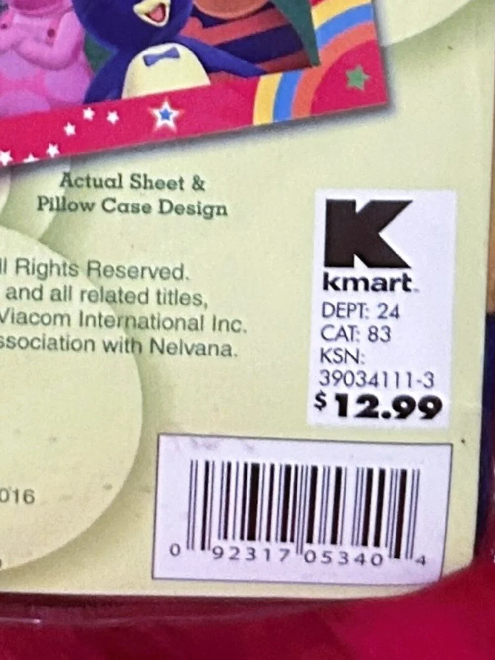 vintage~2pc Toddler bed Pillowcase+fitted Sheet Set~BACKYARDIGANS Nick Jr